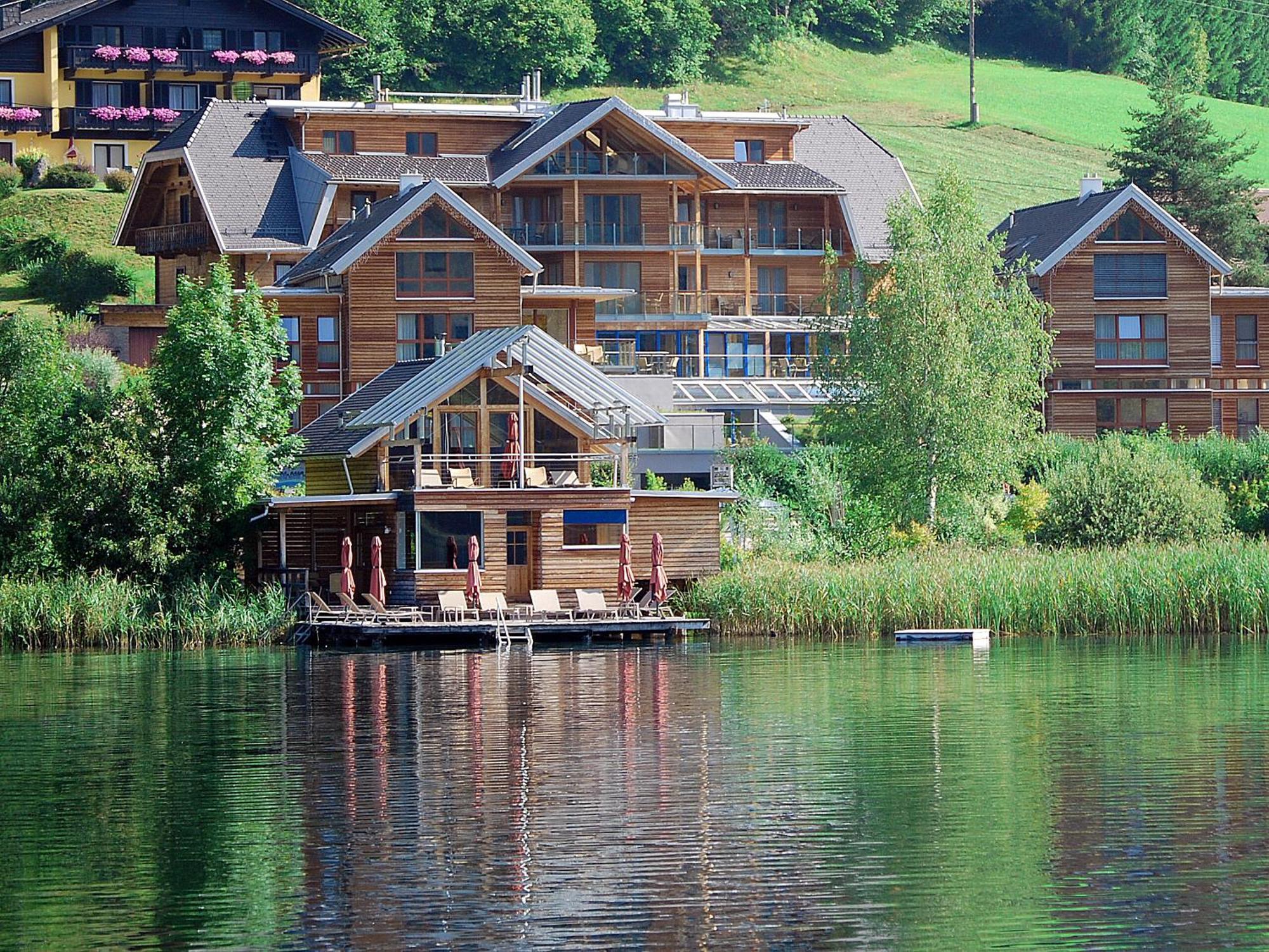 Appartementhotel Am Weissensee Exterior foto